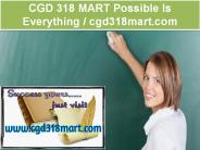 CGD 318 MART Possible Is Everything / cgd318mart.com