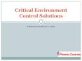 Critical Environment Control Solutions PowerPoint PPT Presentation