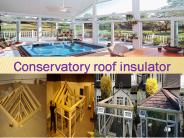 Conservatory roof insulator