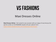 Maxi Dresses Online