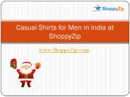 Casual Shirts for Men in India at ShoppyZip