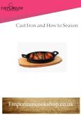 Cast Iron Cookware and How to Season PowerPoint PPT Presentation