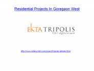 Residential Projects In Goregaon West