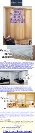 Customised Made to Measure Home and Office Blinds in Dubai and Abu Dhabi PowerPoint PPT Presentation