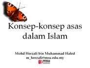Konsep Asas Islam