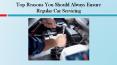Top Reasons You Should Always Ensure Regular Car Servicing PowerPoint PPT Presentation
