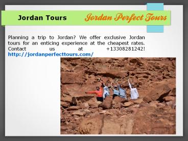 Best Jordan Tours