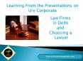 Choosing a Best Corporate Lawyer Firms in Delhi PowerPoint PPT Presentation