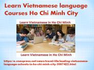 Learn Vietnamese language courses Ho Chi Minh City