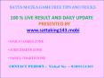 SATTA KING : LUCKY SATTA MATKA RESULTS | SATTA MATKA CHART PowerPoint PPT Presentation