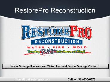 Water Damage Companies Wake Forest NC