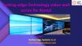 Cutting Edge Technology video wall series for Rental PowerPoint PPT Presentation