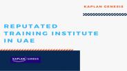 Kaplan Genesis - Reputated Training Institute in UAE