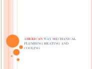 American heating and plumbing