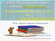 BSHS 425  Course Marvelous Learning-snaptutorial.com