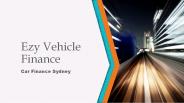 Ezy Vehicle Finance - Car Loans Sydney