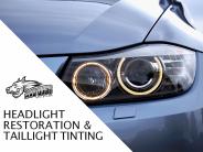 Headlight restoration & taillight tinting