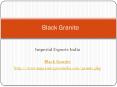 Black Granite PowerPoint PPT Presentation
