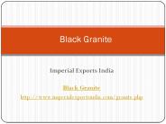 Black Granite