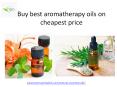 Buy best aromatherapy oils on cheapest price