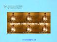 Wrought Iron Pendant Lighting PowerPoint PPT Presentation