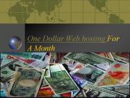 $1 web hosting- Free For one Month