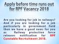 RPF vacancy 2018 released 19000+ jobs PowerPoint PPT Presentation