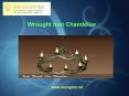 Wrought Iron Chandelier for Indoor Lighting PowerPoint PPT Presentation