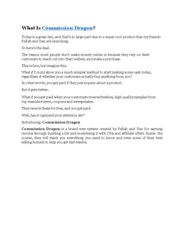 Commission Dragon Review - $32,400 bonus & discount