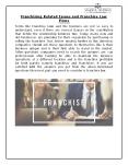 Franchising Related Issues and Franchise Law Firms PowerPoint PPT Presentation