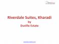 1 BHK flat in Kharadi @ 33 Lacs Duville Riverdale Suites