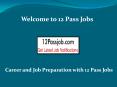 Govt jobs for 12th Pass, 12th pass govt job PowerPoint PPT Presentation