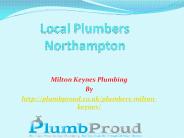 Local Plumbers Northampton (1)
