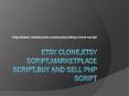 Etsy Clone,Etsy Script,Marketplace Script,Buy and Sell php Script