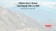 Sikkim Short Break SOTC Holidays