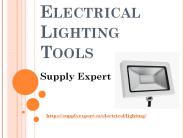 Electrical Lighting Supplies in Canada