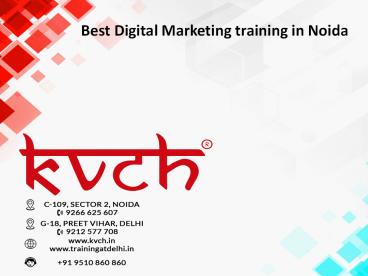 Digital Marketing 6 months training institute in Noida