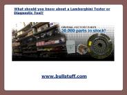 Lamborghini Tester or Diagnostic Tool