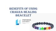 Benefits of using chakra healing bracelet