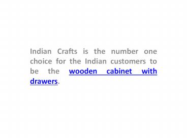 wooden cabinet with drawers (2)