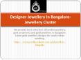 Designer jewellery in Bangalore PowerPoint PPT Presentation