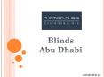 Blinds in Abu Dhabi PowerPoint PPT Presentation