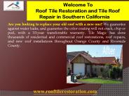 Roof Repair Los Angeles County, CA