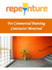 For Commercial Painting Contractor Montreal