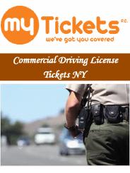 Commercial Driving License Tickets NY