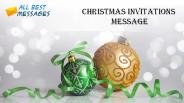 Christmas Invitations Message, Christmas party invitations wording