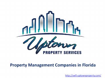 Property management companies in florida