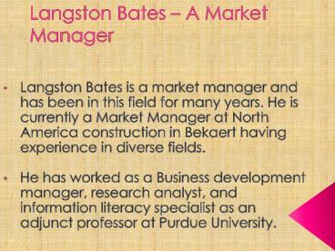 Langston Bates (1)