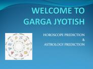 Horoscope Prediction | Astrology Prediction -Garga Jyotish