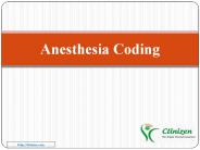 Anesthisia Coding